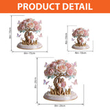 I Love You - Personalized Mother Custom Shaped Acrylic Plaque