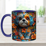 Colorful Shih Tzu Dreams - Personalized Dog Accent Mug