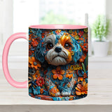 Colorful Shih Tzu Dreams - Personalized Dog Accent Mug
