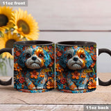 Colorful Shih Tzu Dreams - Personalized Dog Accent Mug