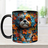 Colorful Shih Tzu Dreams - Personalized Dog Accent Mug