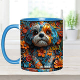 Colorful Shih Tzu Dreams - Personalized Dog Accent Mug