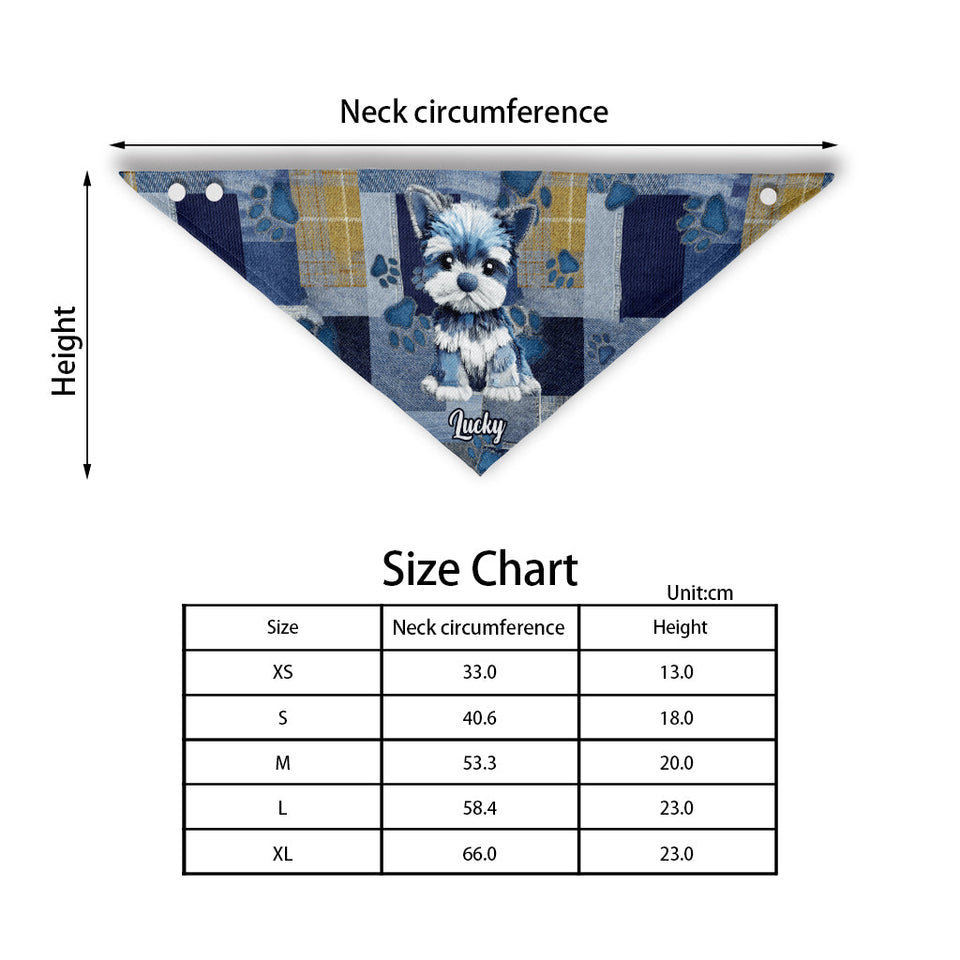 Love My Dog - Personalized Dog Pet Bandana