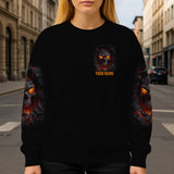 Fire Skull - Personalized Skull All Over Shirt