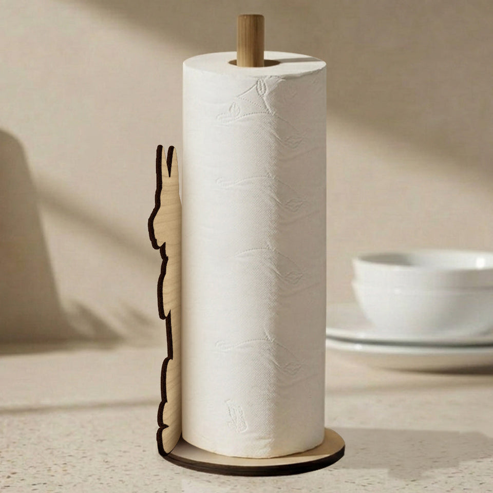 Custom Pet Photo - Personalized Dog Paper Towel Stand