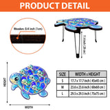Turle Lovers Gift - Personalized Turtle Table Custom Shape