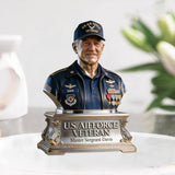 Custom Any Photo - Personalized Veteran Custom Shaped Acrylic Plaque
