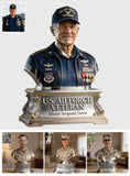 Custom Any Photo - Personalized Veteran Custom Shaped Acrylic Plaque