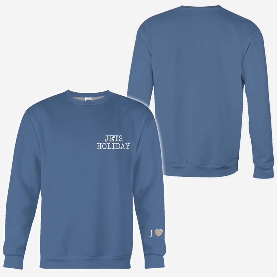 My Girlfriend Beats Me Nothing Beats A Jet2 Holiday - Personalized Couple All Over Shirt