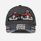 Kart Racing Loving Dad & Kid - Personalized Father Classic Cap