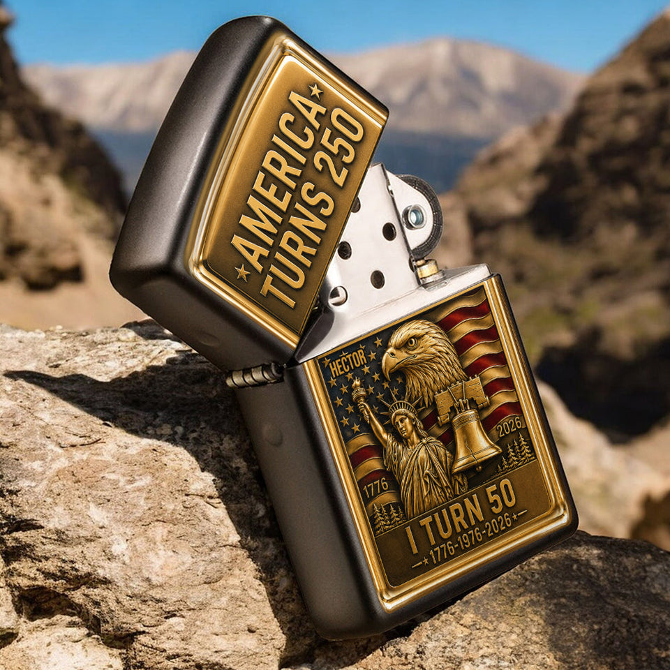 250 Anniversary - Personalized Birthday Lighter