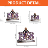 Photo and Year - Gift For Her - Personalized Birthday Custom Shaped Acrylic Plaque