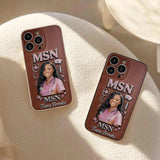 Any Title - Gifts For Nurse, Doctor - Personalized Nurse 3D Embossed Leather Phone Case
