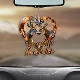 You & Me We Got This - Personalized Hunting Transparent Car Ornament