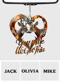 You & Me We Got This - Personalized Hunting Transparent Car Ornament