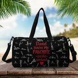 Favorite Cardio Workout - Personalized Spicy Couple Duffle Bag