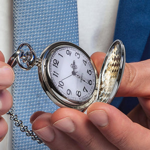 Gone Fishing - Personalized Fishing Pocket Watch