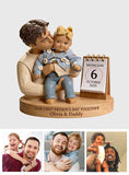 First Father's Day Gifts - Personalized Father Custom Shaped Wood Plaque