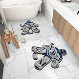 Love Hockey - Personalized Hockey Non-Slip Tufted Rug