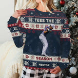 Christmas Golf - Personalized Golf Ugly Sweater
