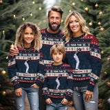 Christmas Golf - Personalized Golf Ugly Sweater