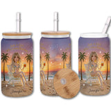 Beach Vibes - Personalized Sea Lover Can Glass