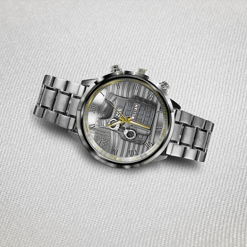 Serve And Protect - Personalized Police Officer Hand Watch