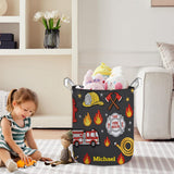 Smoke Fades, Courage Stays - Personalized Firefighter Storage Basket