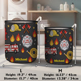 Smoke Fades, Courage Stays - Personalized Firefighter Storage Basket