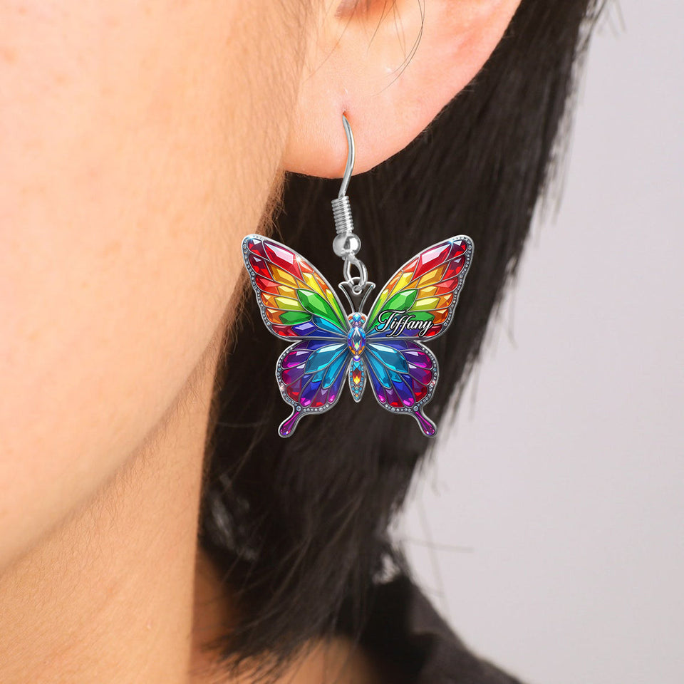Love Is Love - Personalized LGBT Support Earrings