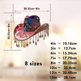 Beautiful Cowboy Hat - Personalized Cowgirl Window Hanging Suncatcher Ornament