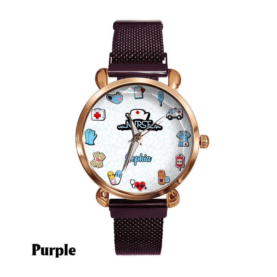 Nurse Life - Personalized Nurse Women Hand Watch