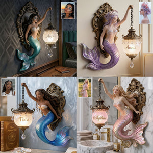 Soul Of A Mermaid - Personalized Mermaid Wooden Wall Mount Sign