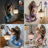 Soul Of A Mermaid - Personalized Mermaid Wooden Wall Mount Sign