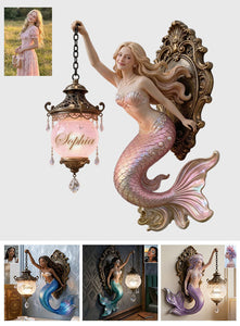 Soul Of A Mermaid - Personalized Mermaid Wooden Wall Mount Sign
