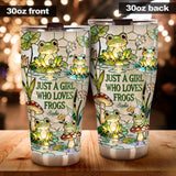 Just A Girl Who Loves Frogs - Personalized Frog Tumbler