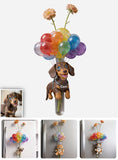 Balloon Buddy - Personalized Dog Magnetic Flower Vase