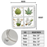 Green Magic Leaf - Personalized Weed Catch-All Tray