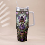 Beautiful Witch - Personalized Witch Tumbler With Plush Charm