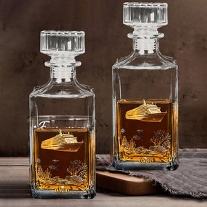 Cruise Life - Personalized Cruising Whiskey Decanter Set