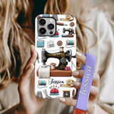 Stunning Sewing Machine - Personalized Sewing Full Print Phone Case