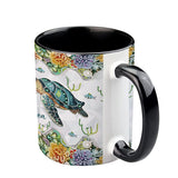 Just A Girl Who Loves Turtle - Personalized Turtle Accent Mug