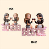 Bestie Forever - Personalized Bestie Custom Shaped Acrylic Plaque