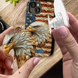 Strong Eagle - Personalized Bald Eagle Full Print Phone Case