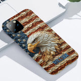 Strong Eagle - Personalized Bald Eagle Full Print Phone Case