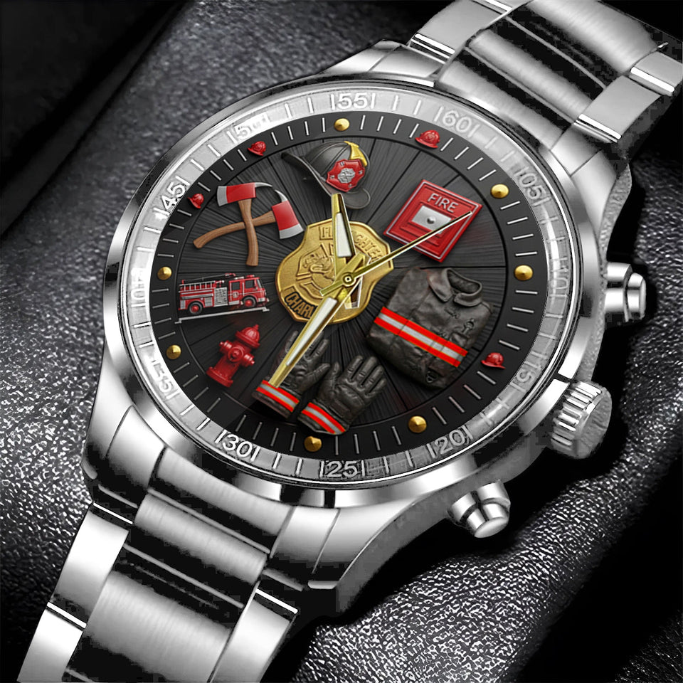 Proud Firefighter - Personalized Firefighter Hand Watch
