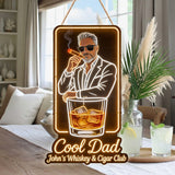 Cool Dad - Personalized Father LED Light Acrylic Sign