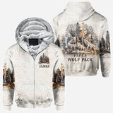 Papa Wolf Pack - Personalized Father All Over Shirt