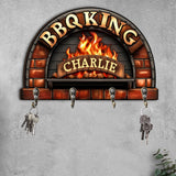 BBQ King - Personalized Grilling Custom Shaped Tool Rack