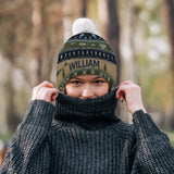 Hooked on Fishing - Personalized Fishing Beanie Hat